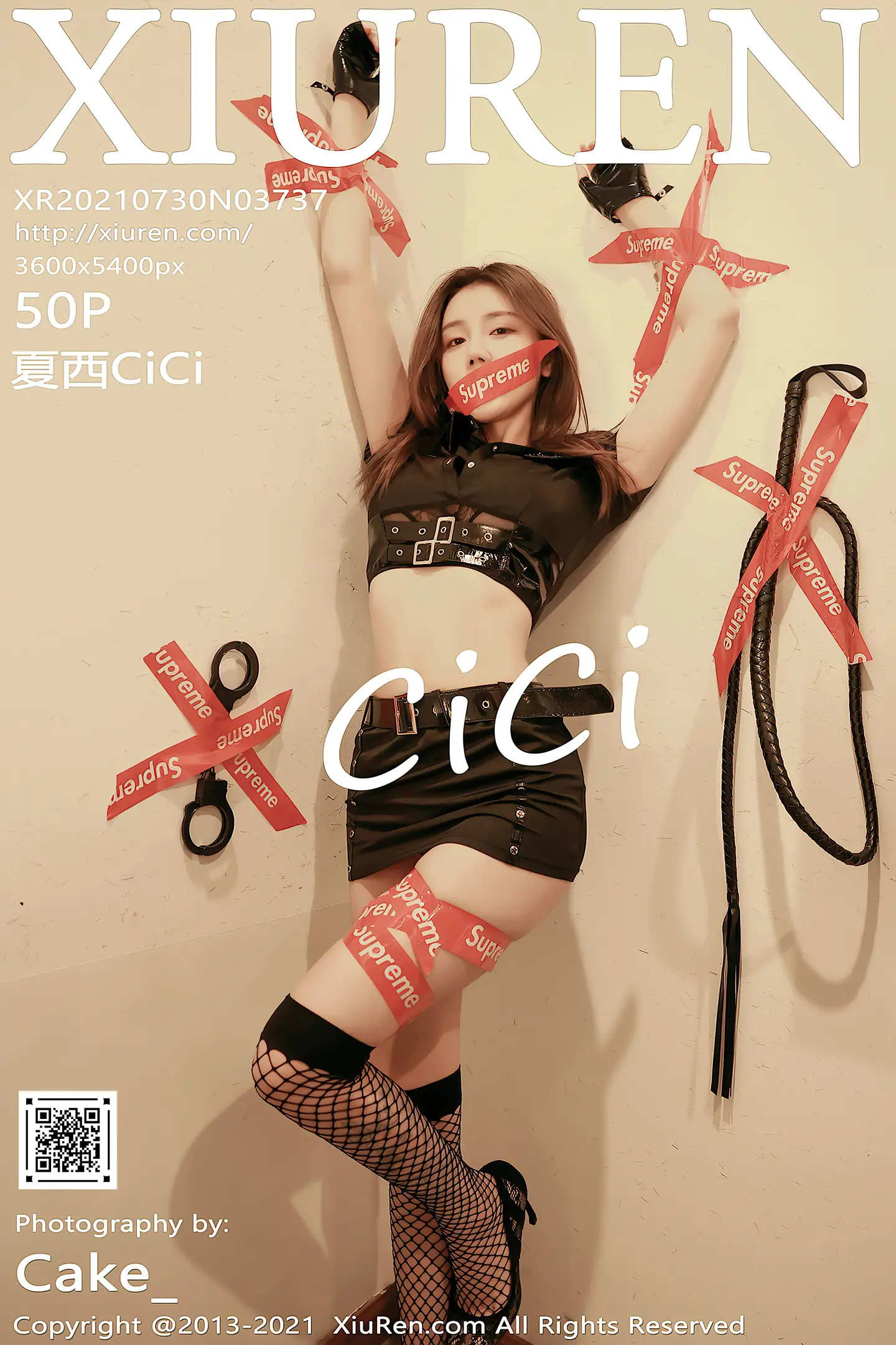 [XiuRen秀人网]No.3737_模特夏西cici野性女警制服主题私房情趣捆绑秀火辣身材诱惑写真50P-秀人网 - XiuRen.Space